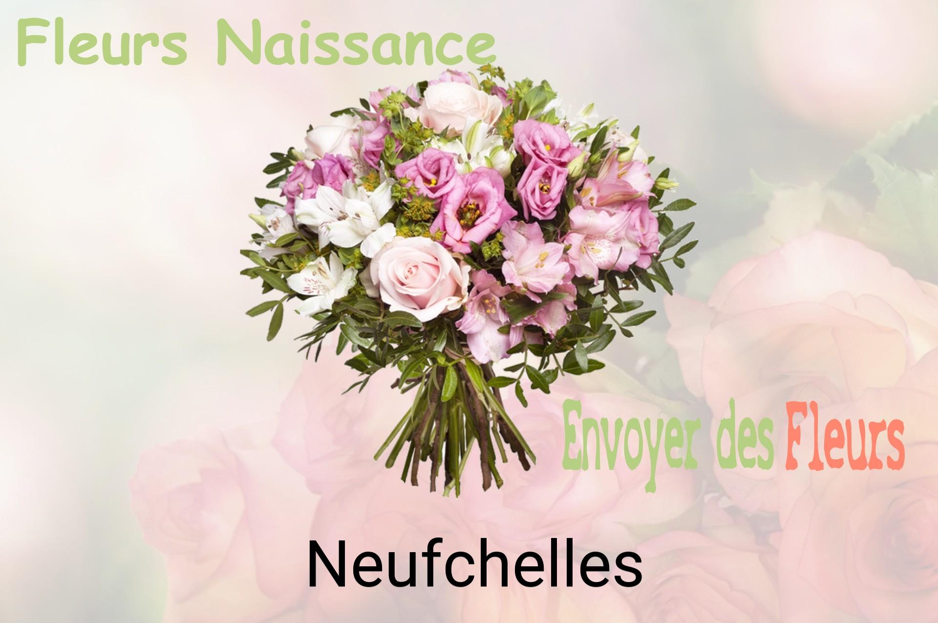 Bouquet de fleurs de naissance livré à Neufchelles